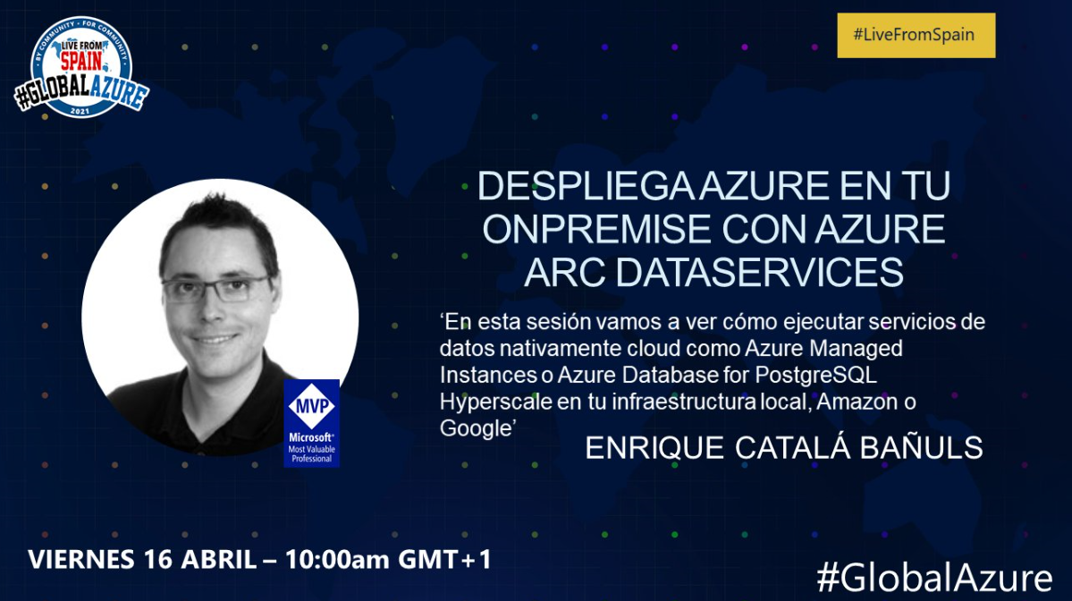 Global Azure Bootcamp Enrique Catalá Speaker